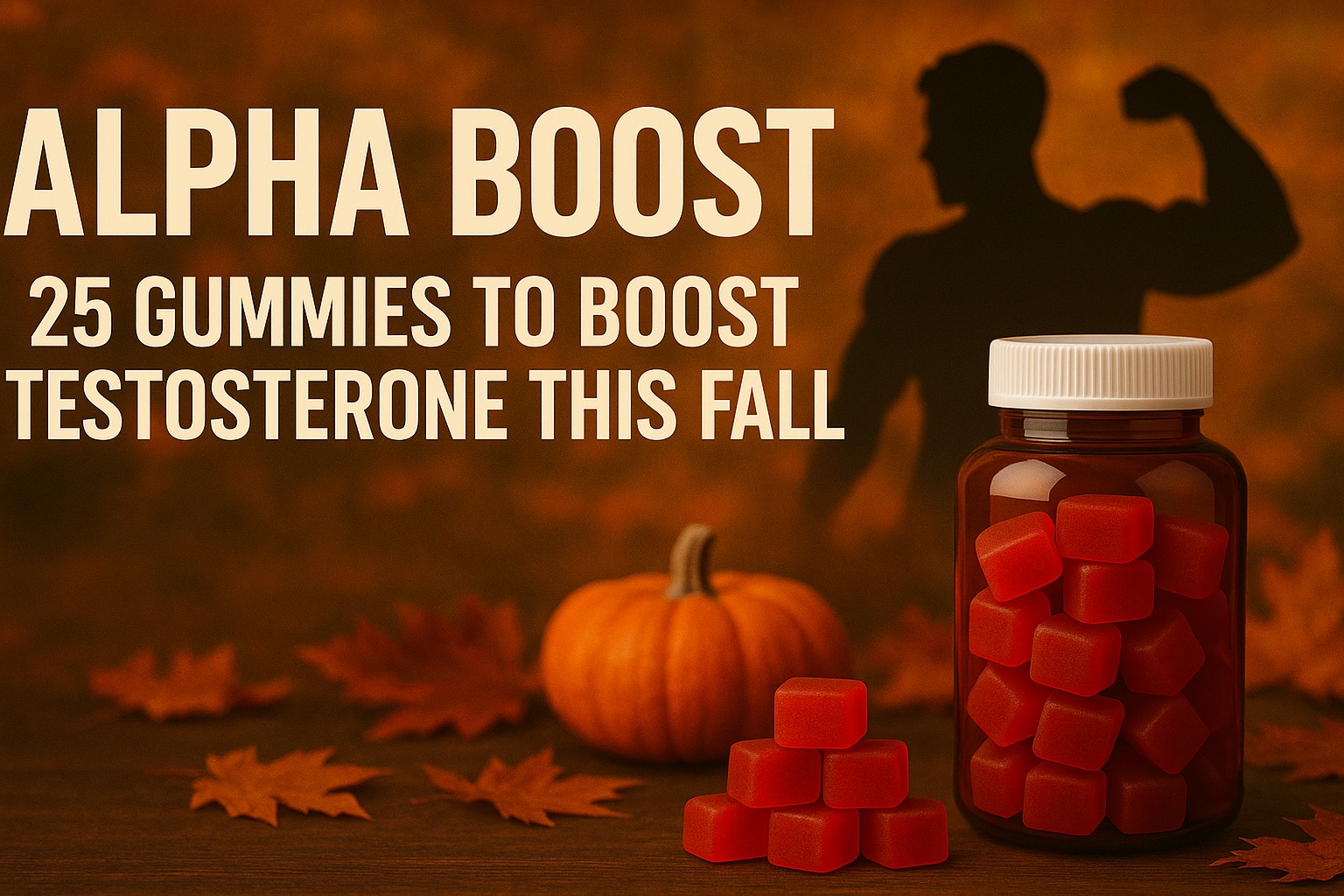 Unleash Your Inner Alpha: 25 Gummies to Boost Testosterone This Fall
